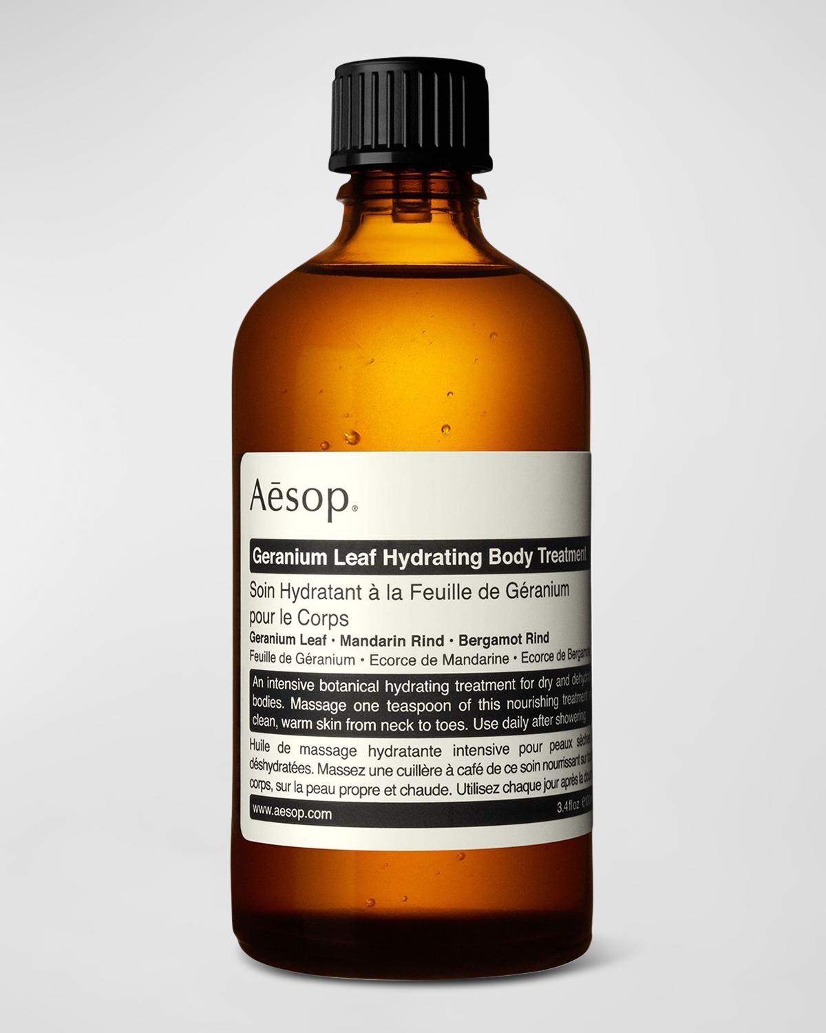 AESOP 제라늄 리프 하이드레이팅 바디 트리트먼트 3.4 oz