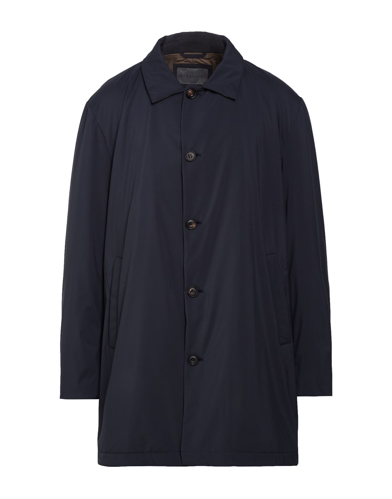 Corneliani 솔리드 컬러 롱 자켓