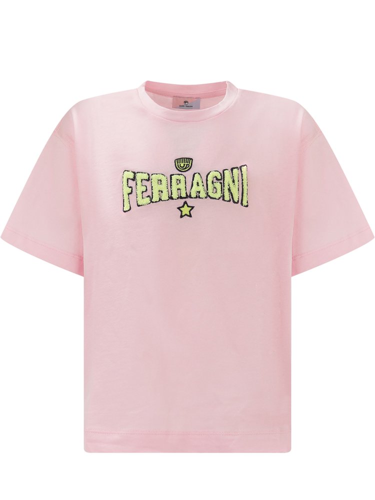 Chiara Ferragni Kids 로고 티셔츠