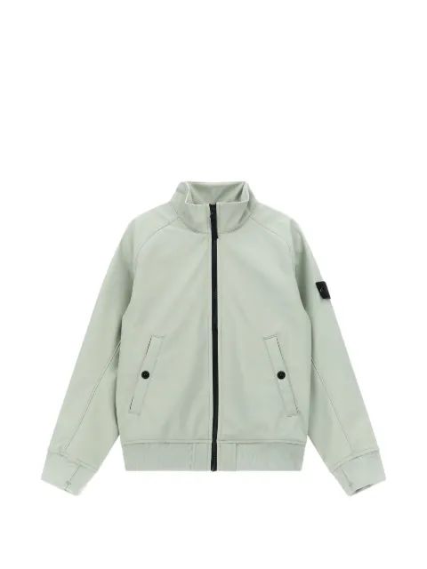 Stone Island Junior 로고 배지 자켓