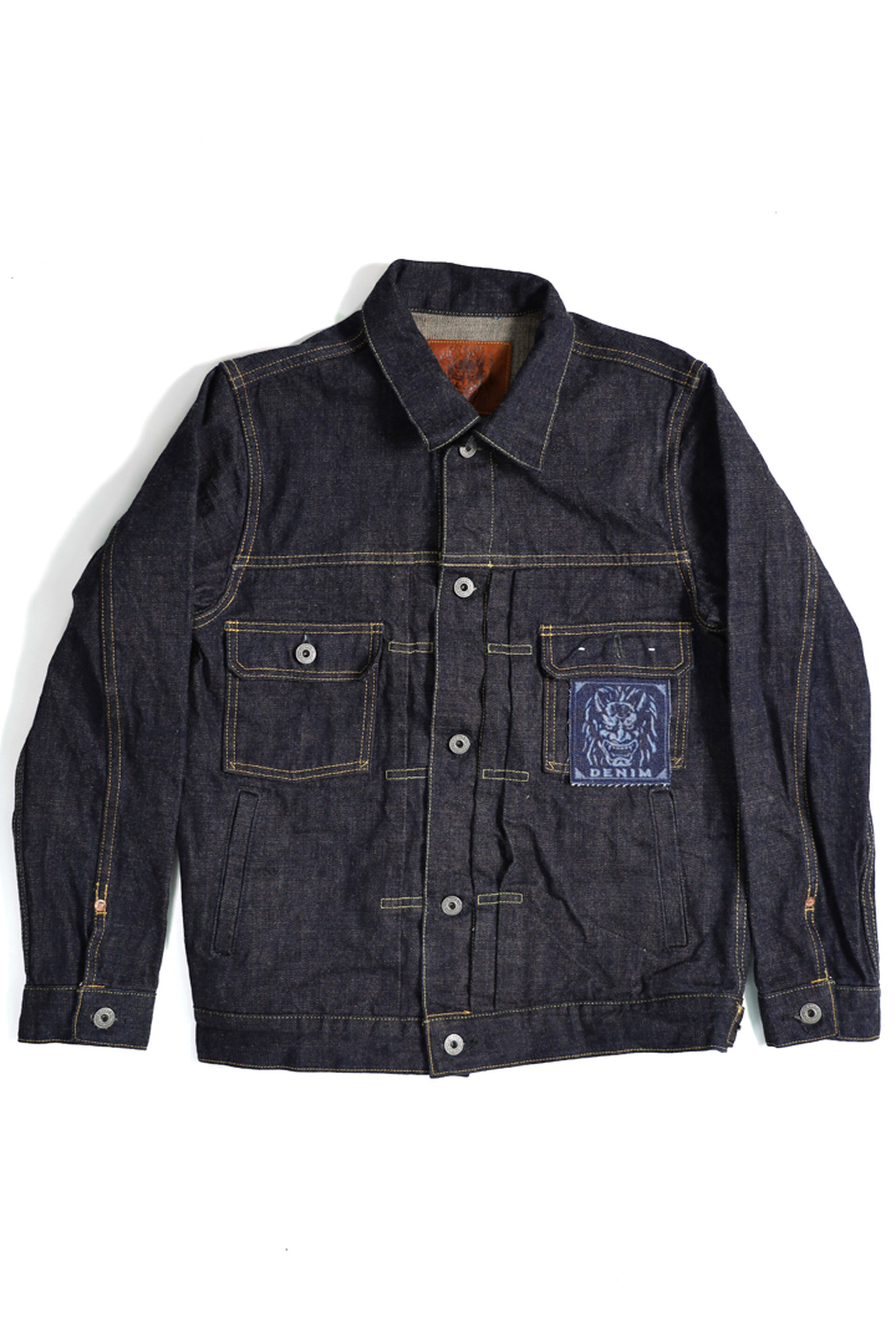ONI DENIM ONI02516P-14KBE 14oz 베이지 2nd 타입 자켓