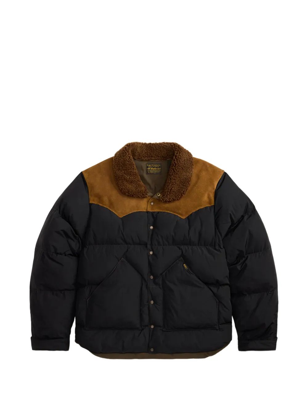 RRL 셔링 칼라 패딩 자켓