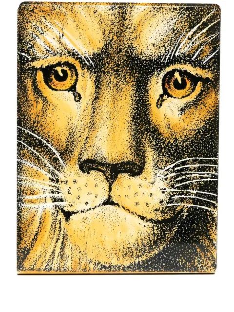 Fornasetti 라이온 헤드 프린트 북엔드