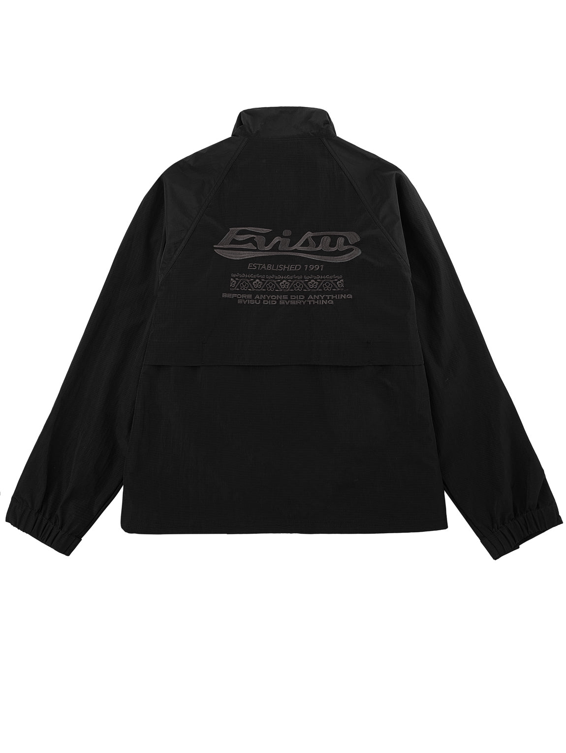EVISU 로고 자수 집업 바람막이
