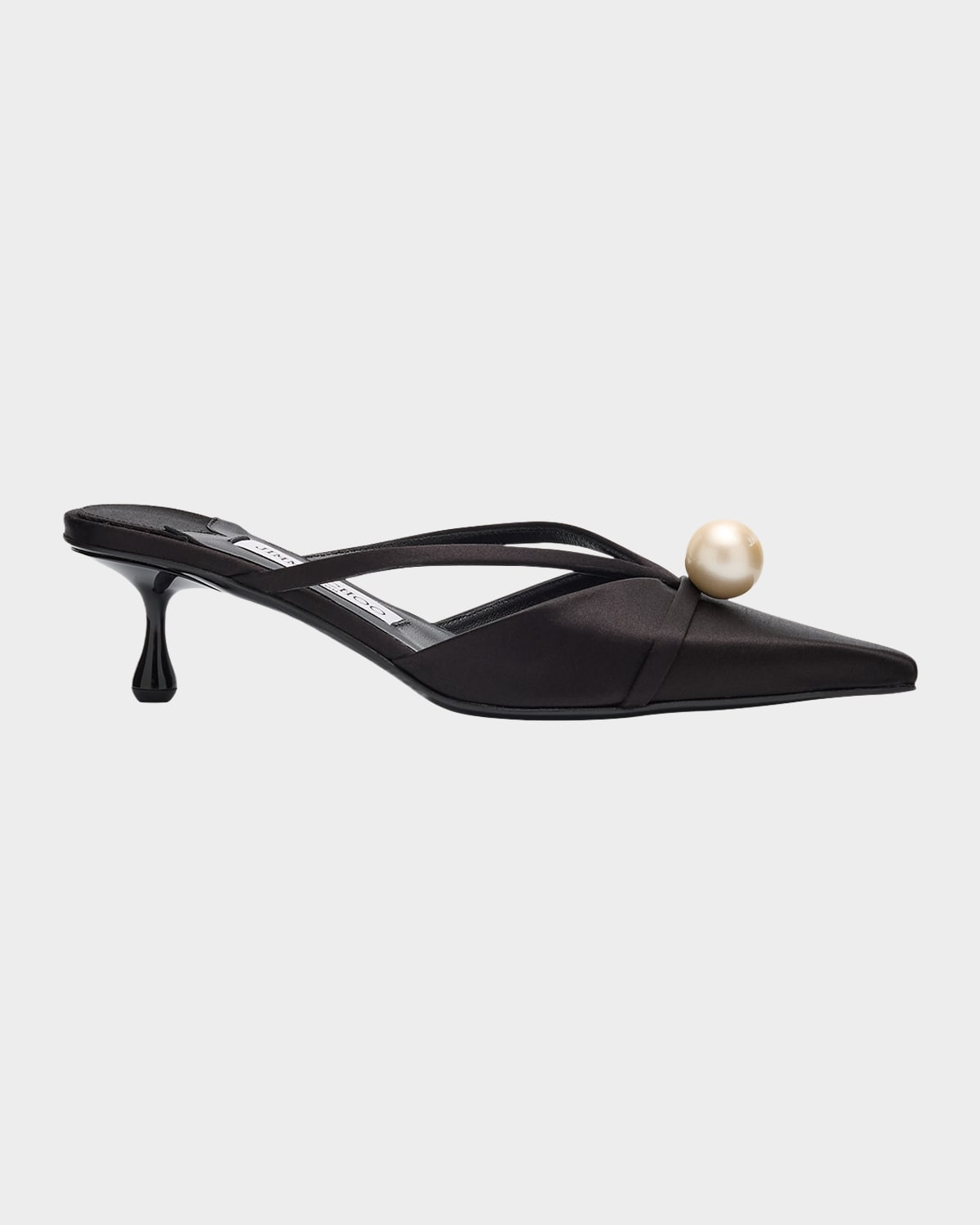 JIMMY CHOO 사나 50 새틴 뮬