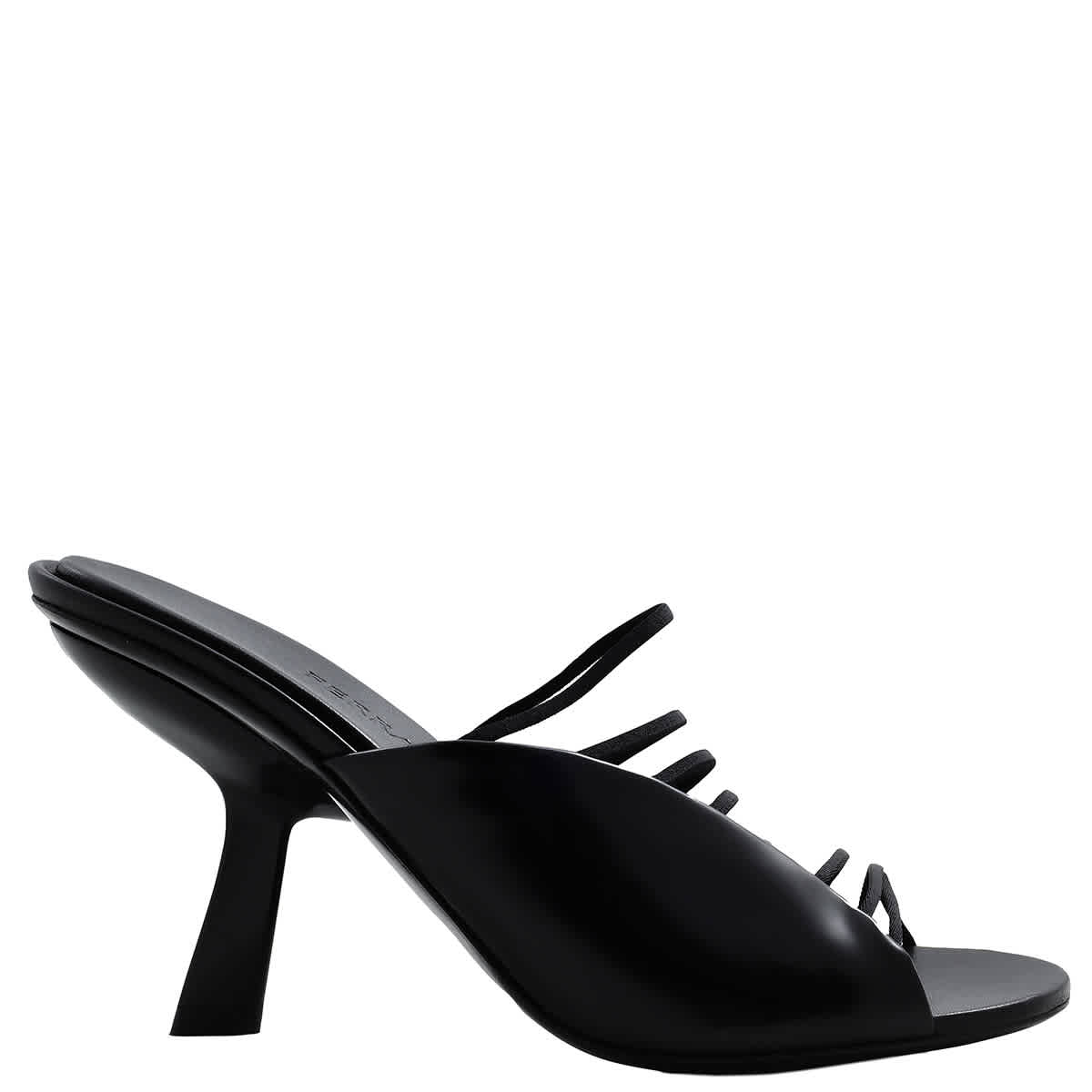 SALVATORE FERRAGAMO 페라가모 블랙 가죽 알타이어 85 샌들