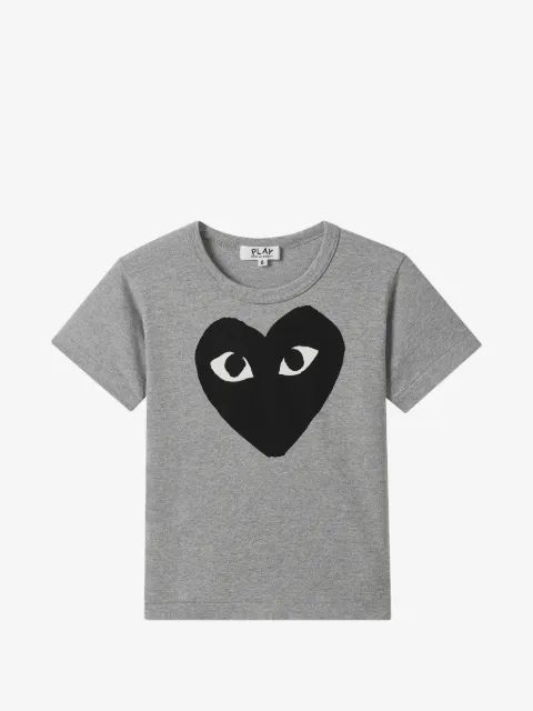 Comme Des Garçons Play Kids 하트 그래픽 티셔츠