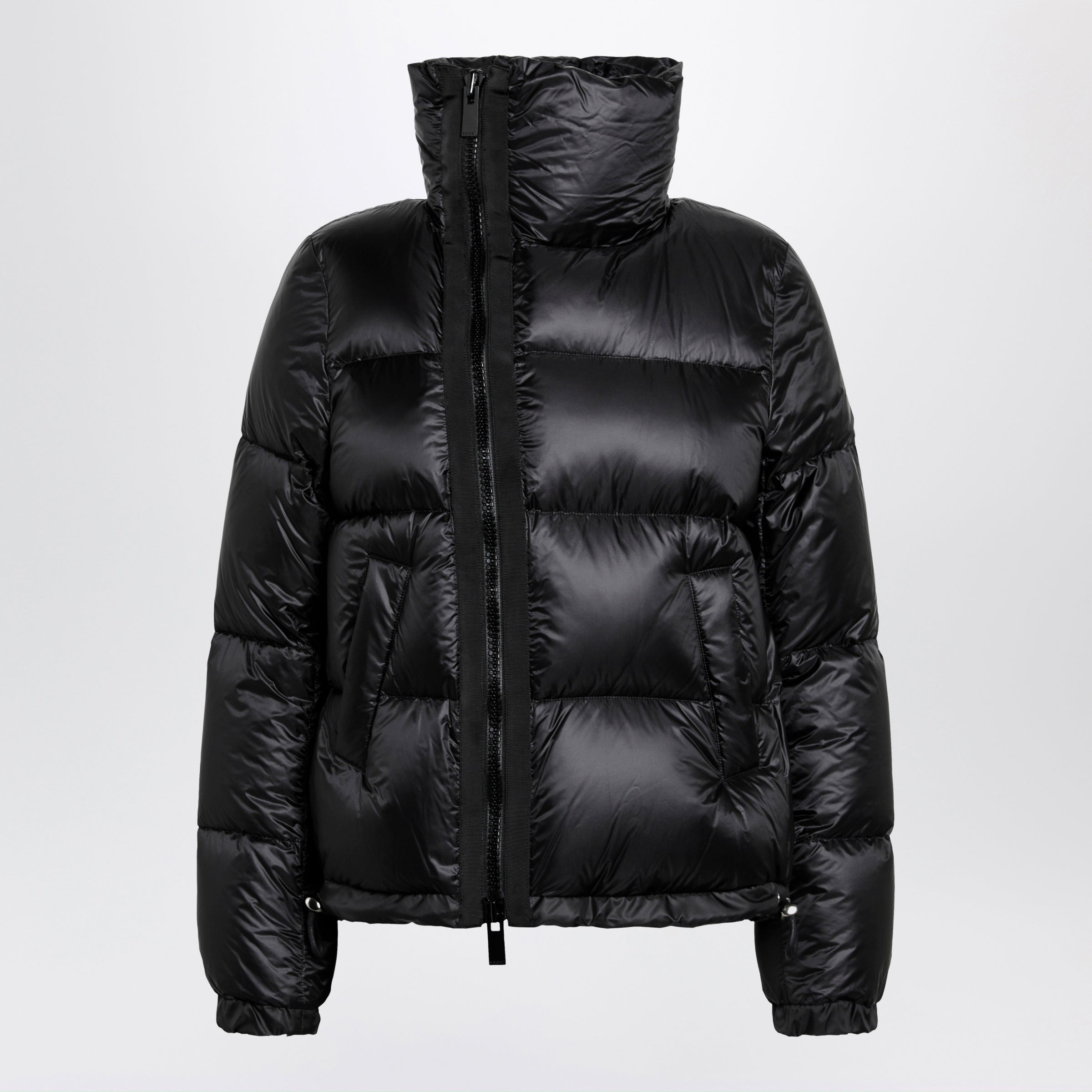 SACAI 다운 재킷 비대칭 지퍼