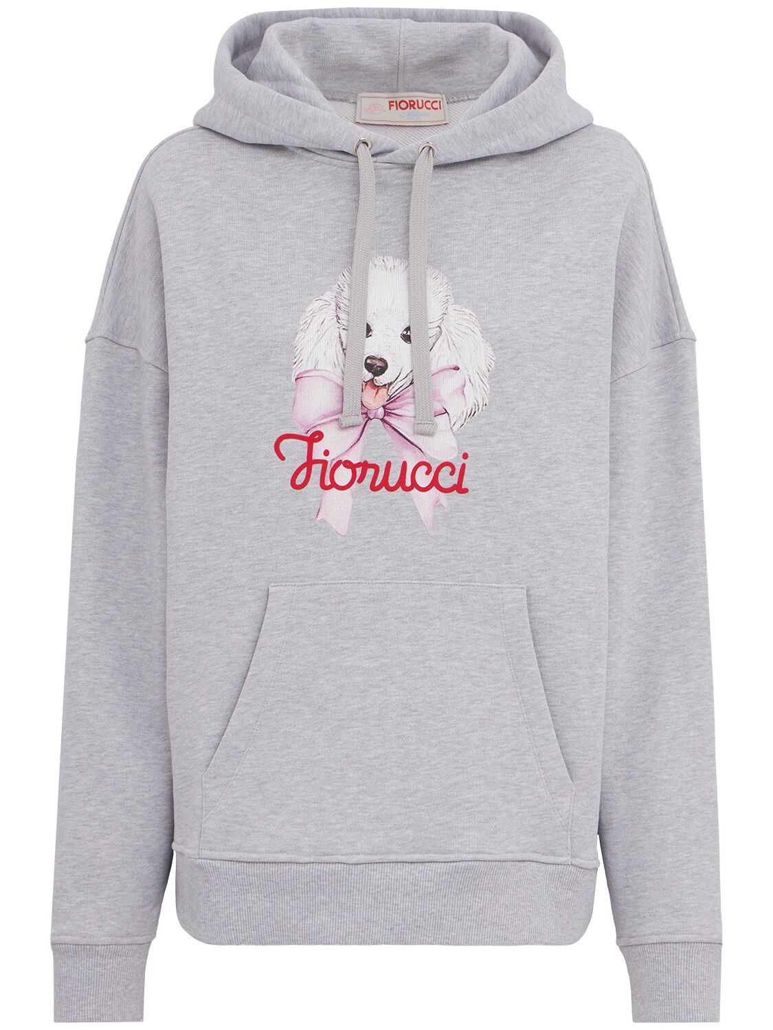 FIORUCCI 푸들 로고 프린트 스웨트셔츠 후드티
