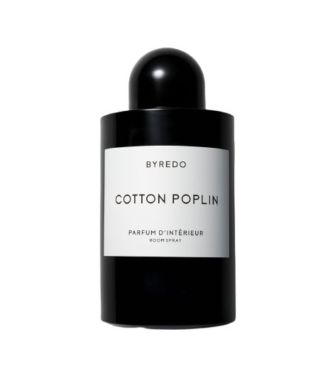 Byredo 코튼 팝린 룸 스프레이 블랙 글라스 보틀 250ml