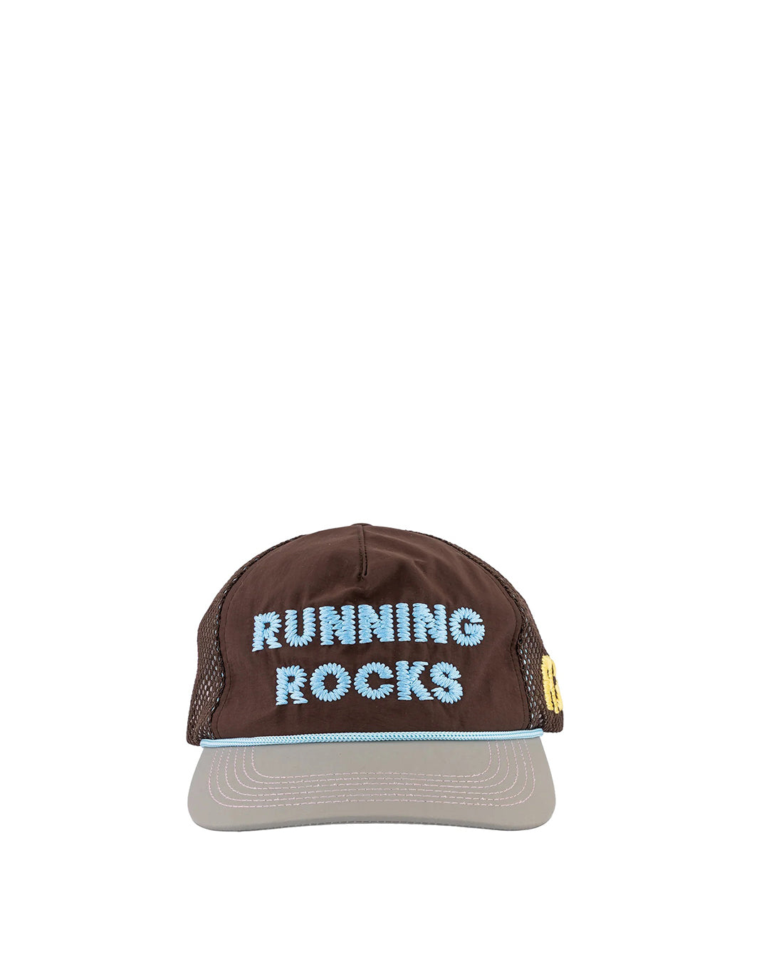 Alex Zono 브라운 RUNNING ROCKS 트러커 햇