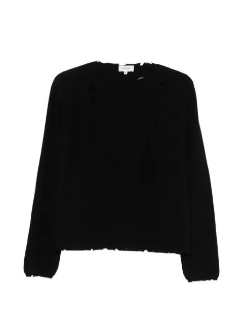 Second Layer 디스트레스드 스웨터