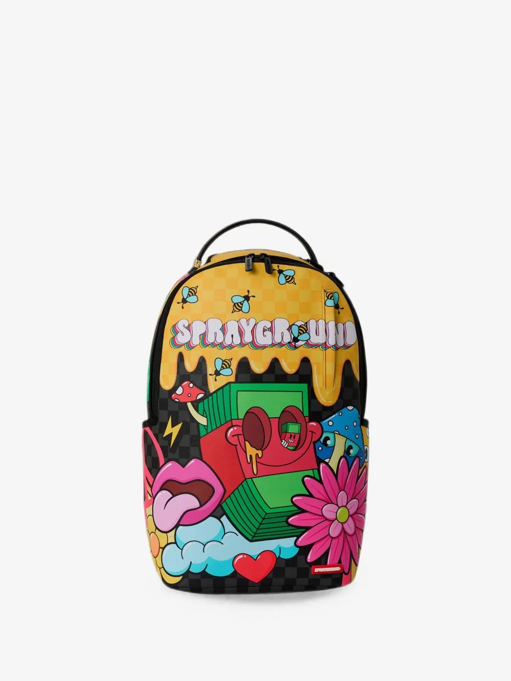 Sprayground Kids WTF 트리피 머니 보이 그래픽 프린트 백팩