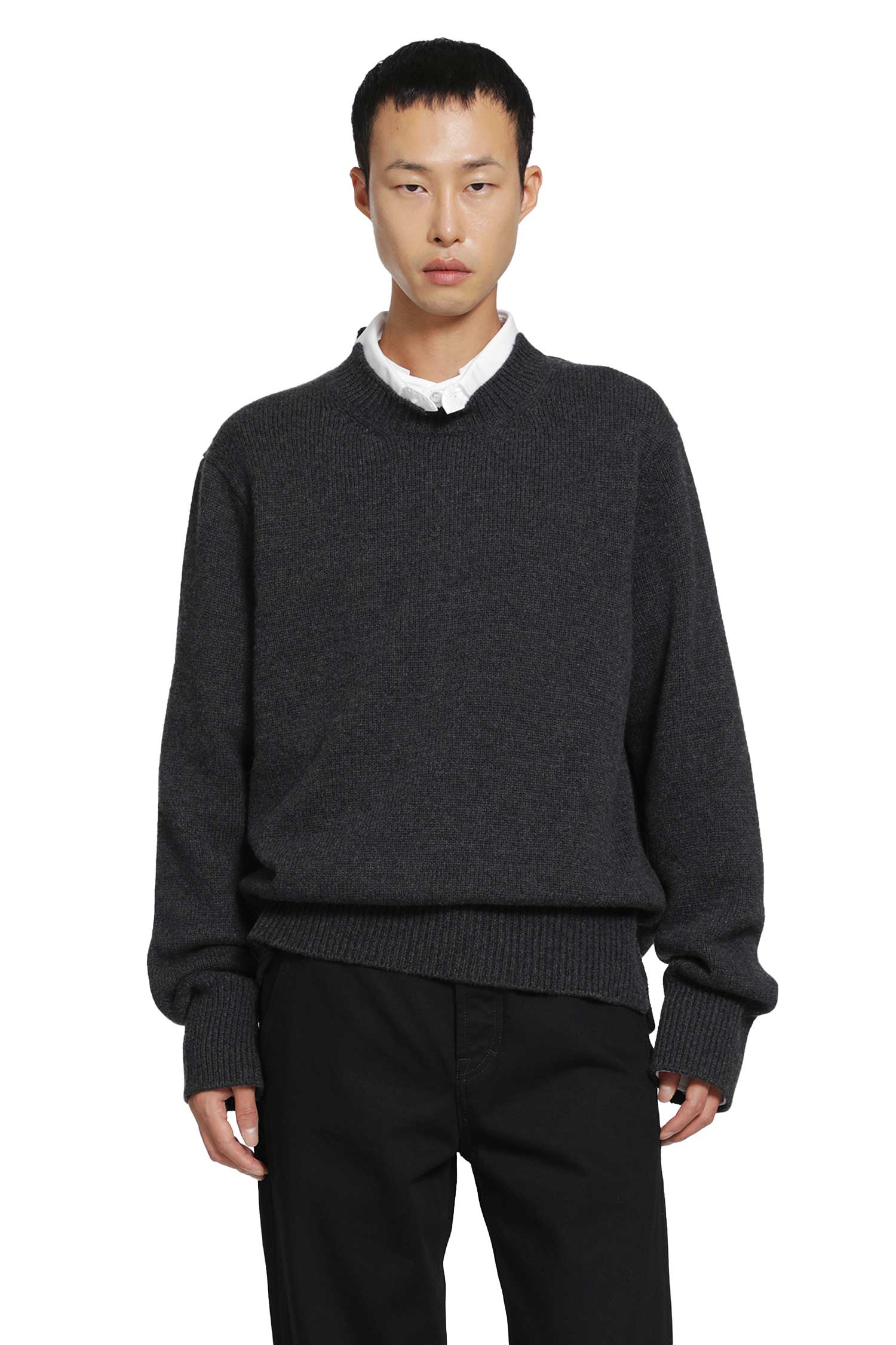 SALON C. LUNDMAN 청키 O넥 스웨터