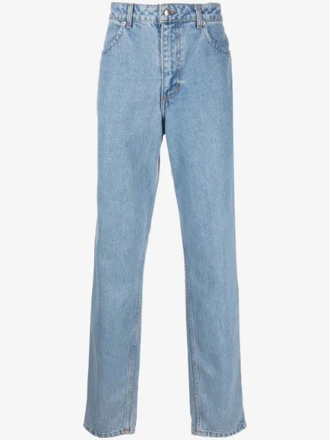 ECKHAUS LATTA 미드라이즈 스트레이트레그 진