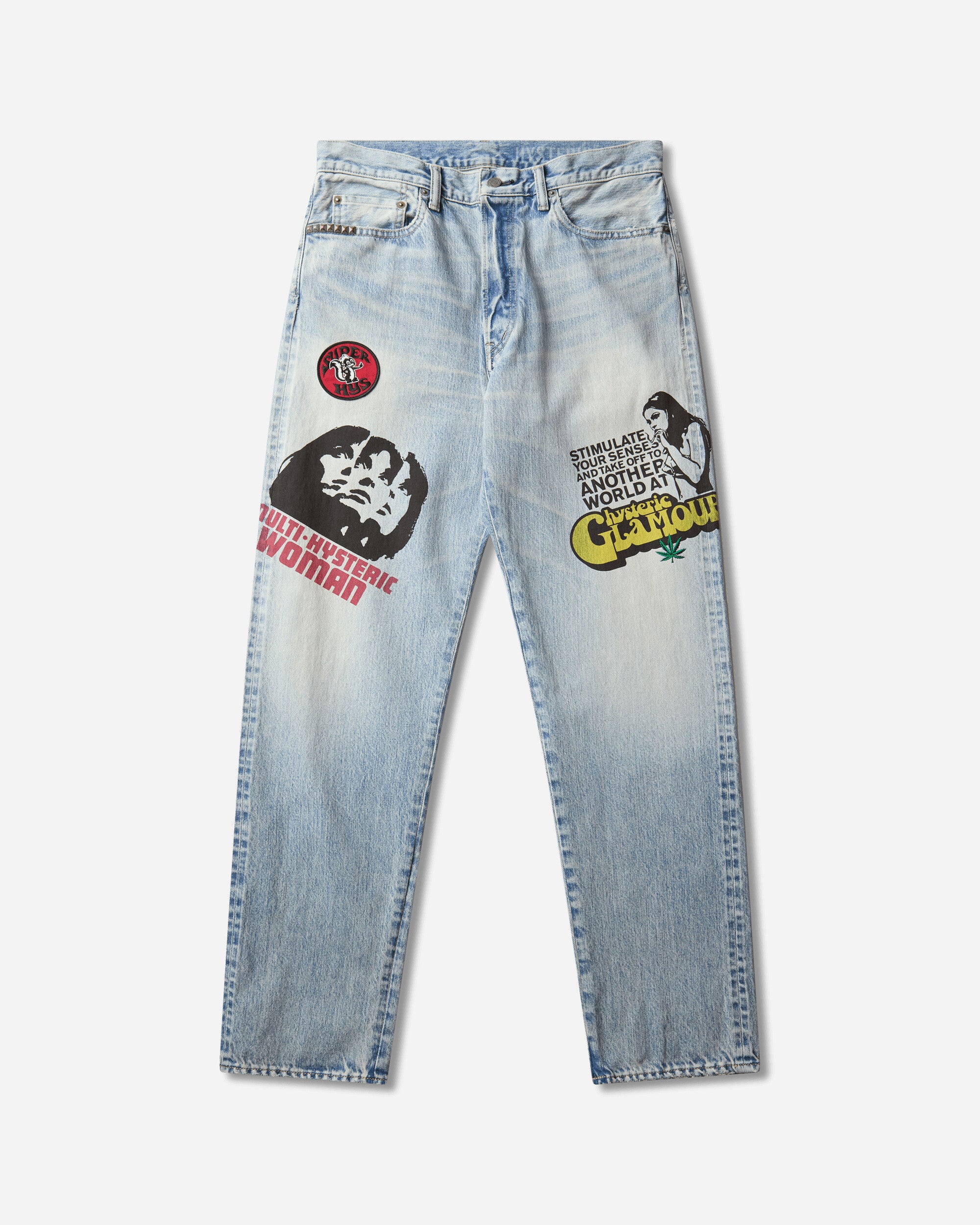 HYSTERIC GLAMOUR 남성 히스테릭 데이즈 50's XX 스트레이트 데님 팬츠