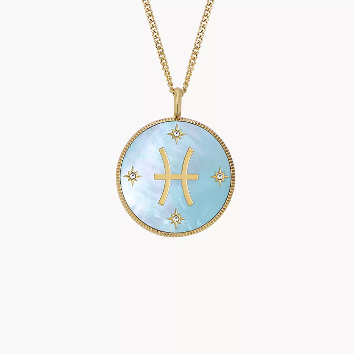 FOSSIL 파슬 여성 물고기자리 팬던트목걸이 JF04848710 Gold