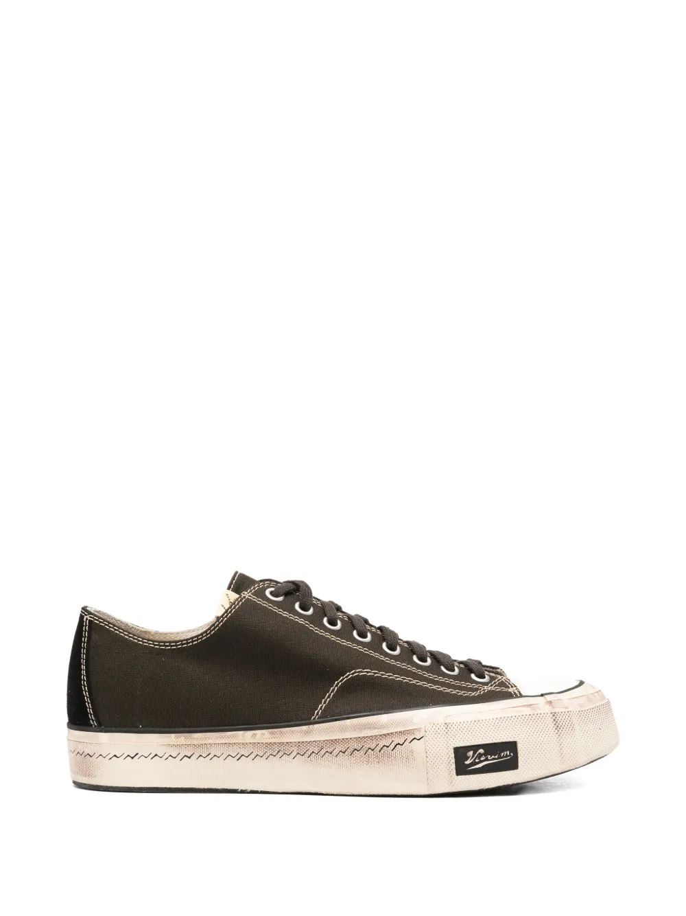 Visvim 비즈빔 블랙 스캐그웨이 LO G패턴 스니커즈 0126101001003 BLACK