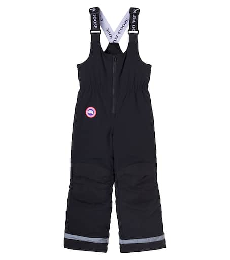 Canada Goose Kids 다운 패널 로고 스키 오버롤