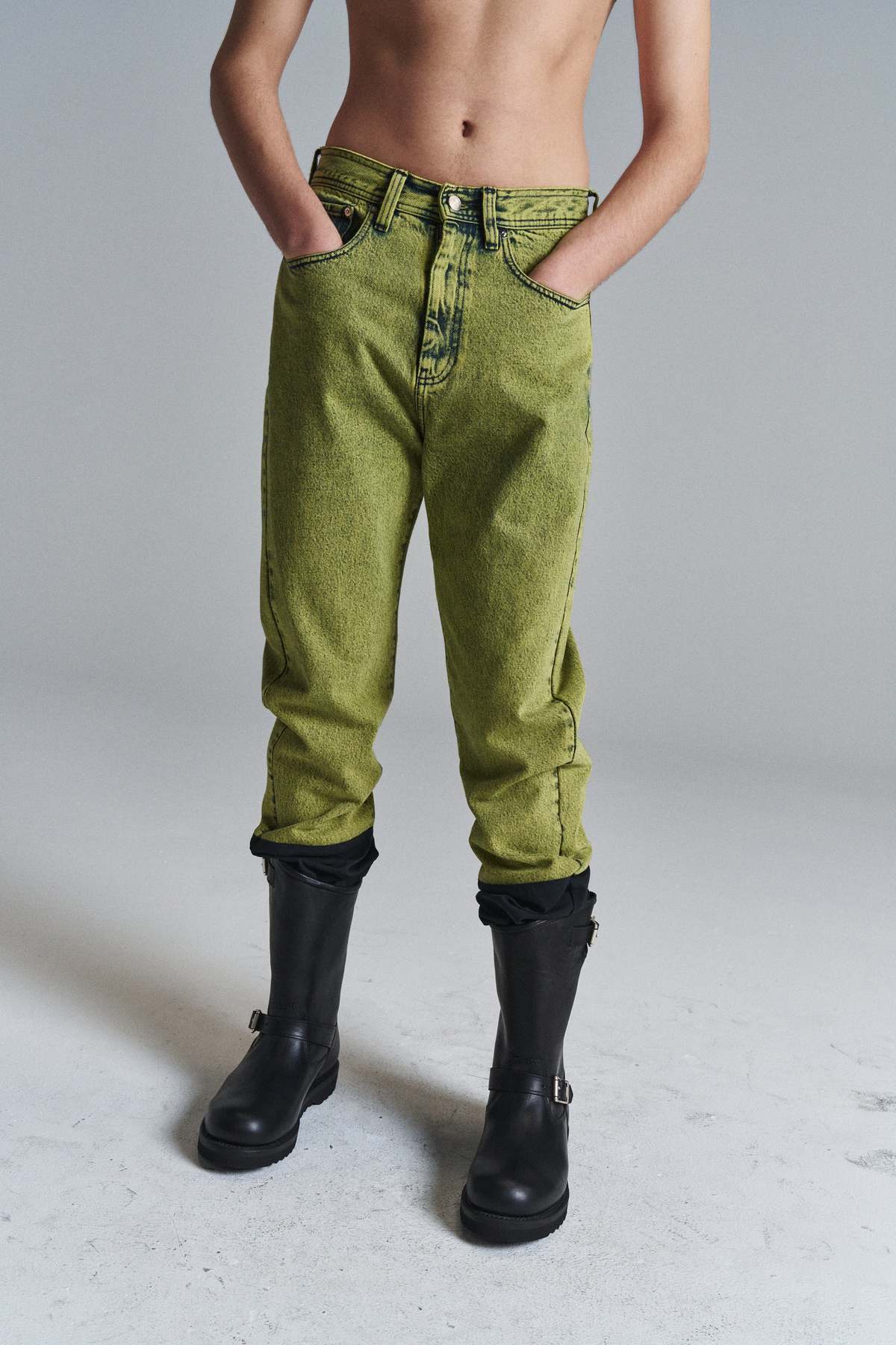 Snow Wash Byra Denim Jean | NAMACHEKO | FETCHING
