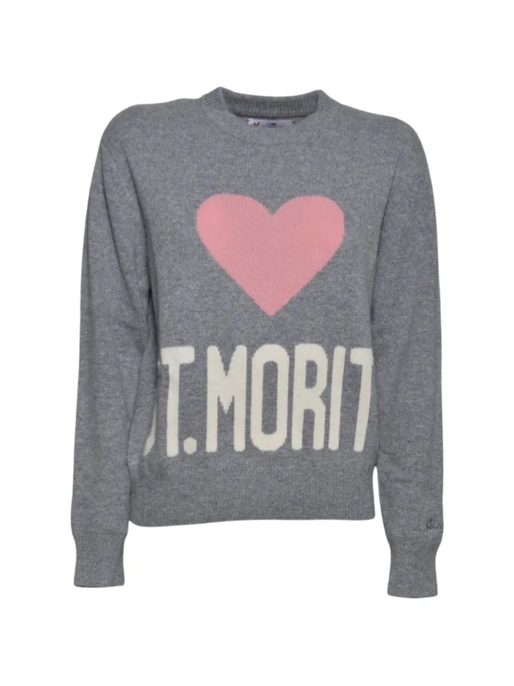 Mc2 Saint Barth kids 카일라 주니어 세인트모리츠 하트 인타르시아 스웨터
