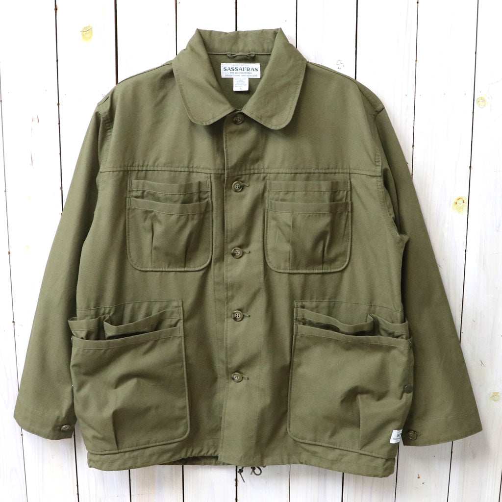 SASSAFRAS 오버그로운 워든 자켓 팝린