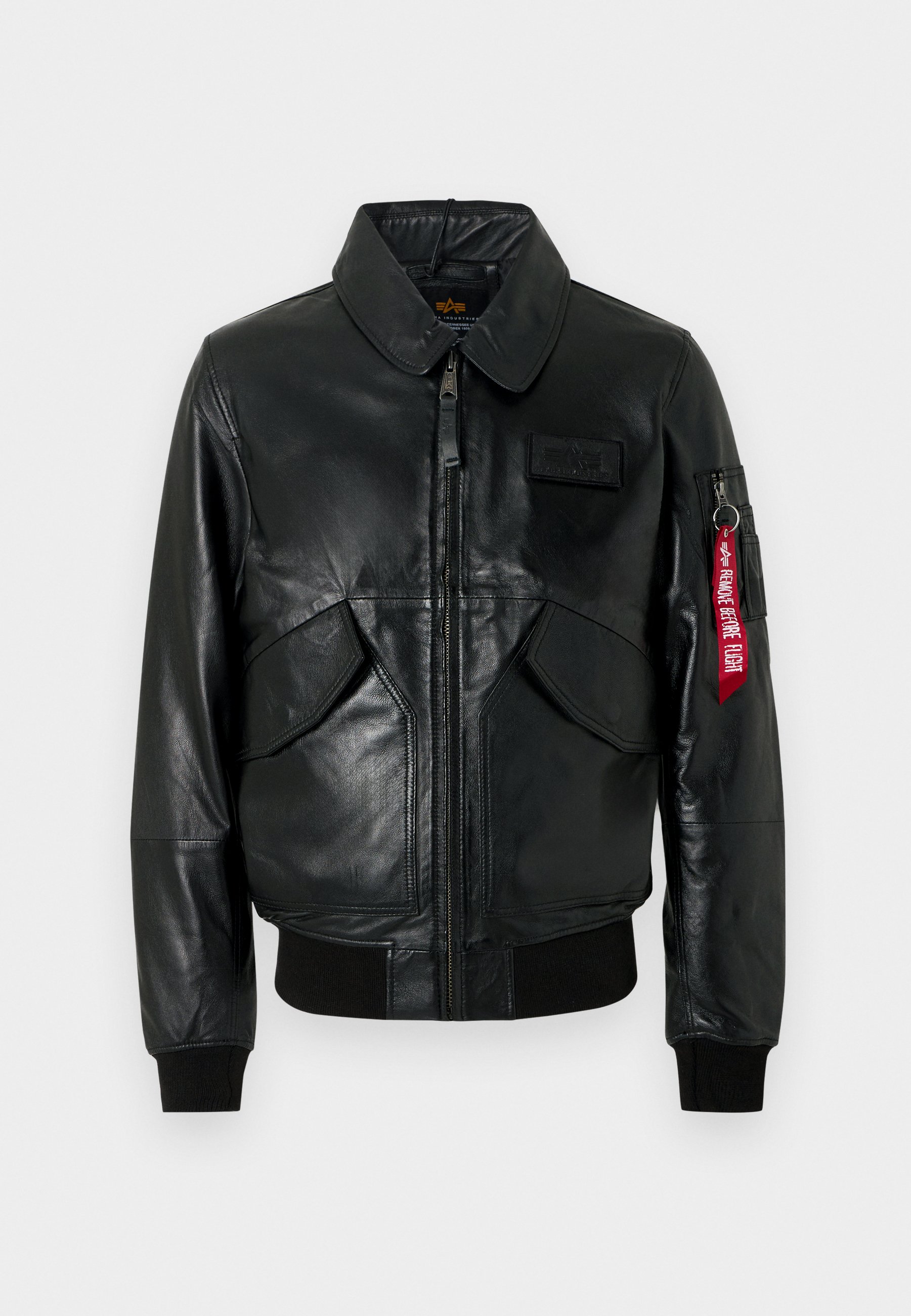Alpha Industries 가죽 자켓