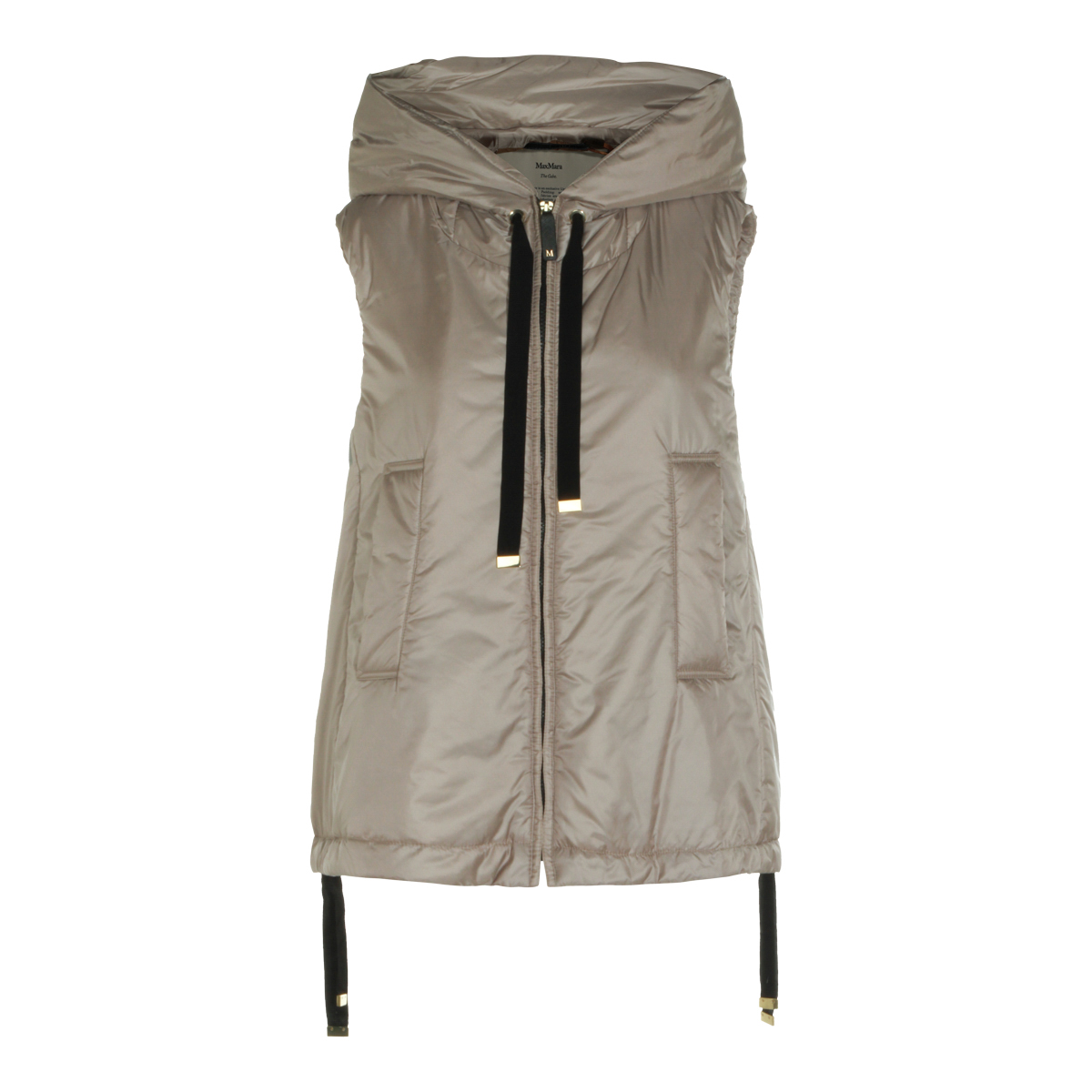 max mara the cube 베이지 조끼 다운 자켓
