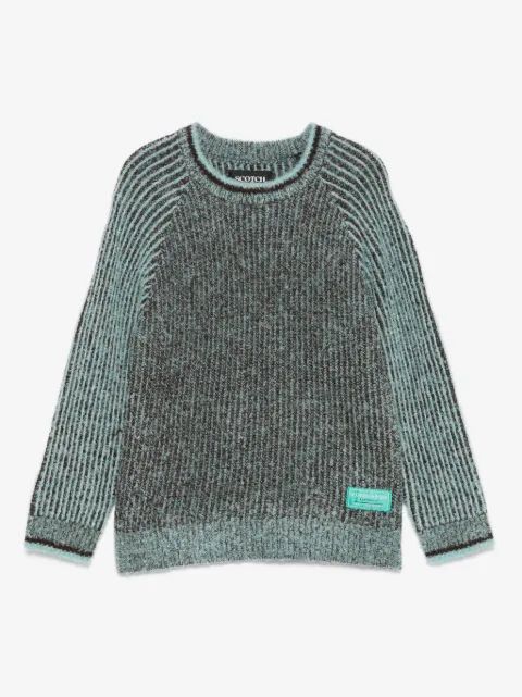 Scotch & Soda Kids 리브드 니트 스웨터