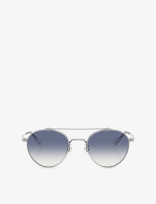 oliver peoples OV1223ST 왓츠 오벌 프레임 메탈 선글라스