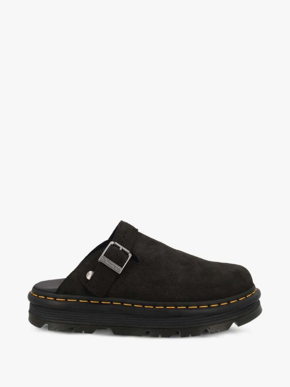 DR. MARTENS 버클 스웨이드 뮬