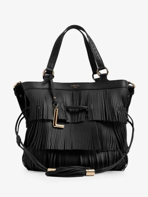 LANCEL 미디엄 프리미어 플리트 프린지 버킷 백