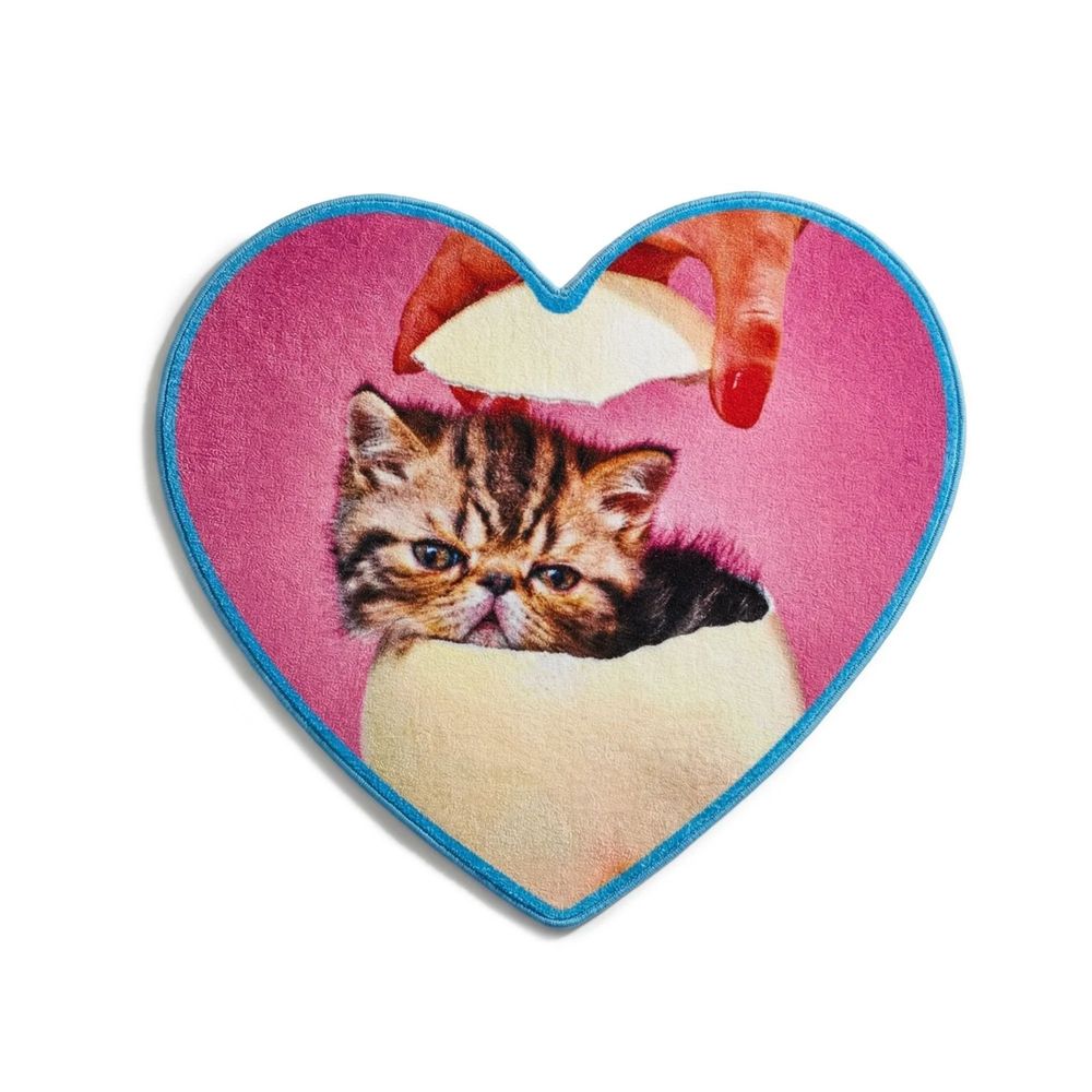 Seletti 고양이 서프라이즈 화장실 애완동물 욕실 매트