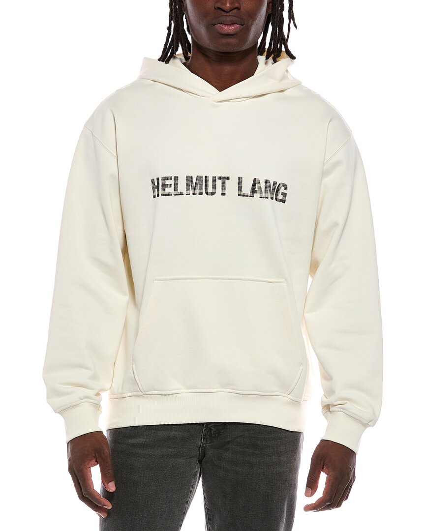 HELMUT LANG 체크 로고 후드티