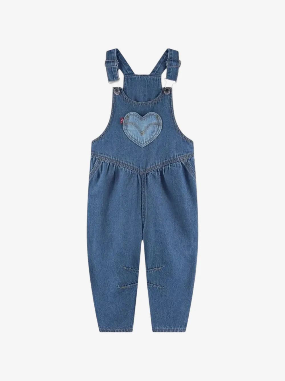 Levi's Kids 하트 패치 벌룬 오버롤