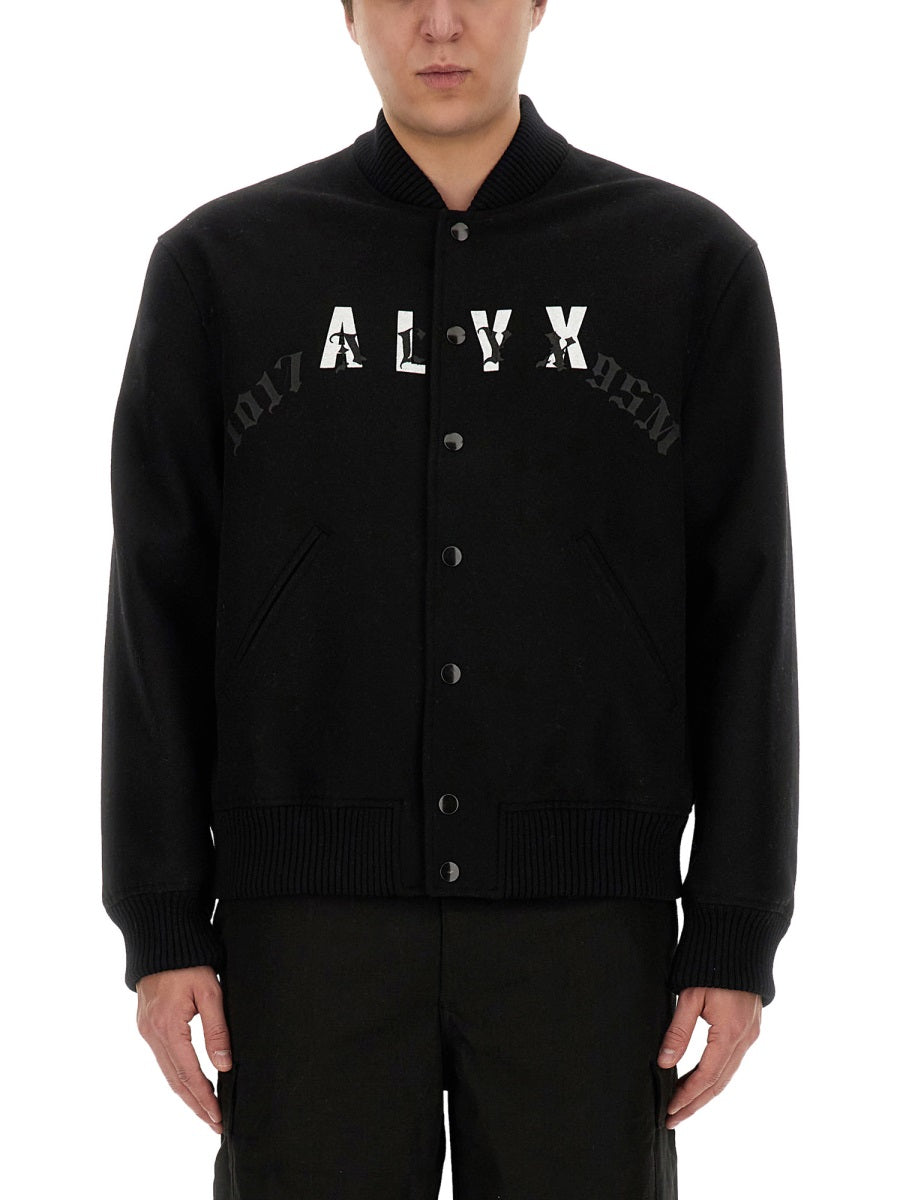 1017 ALYX 9SM 가죽 로고 자켓