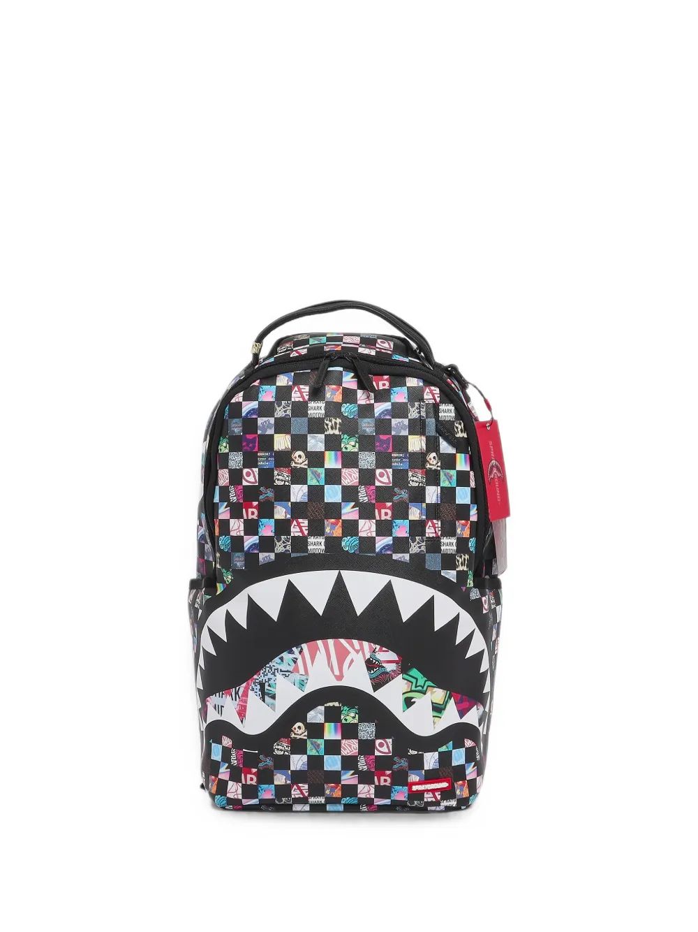 Sprayground Kids 샤크 마우스 체크 백팩