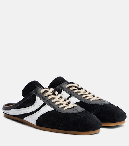 DRIES VAN NOTEN 스웨이드 뮬