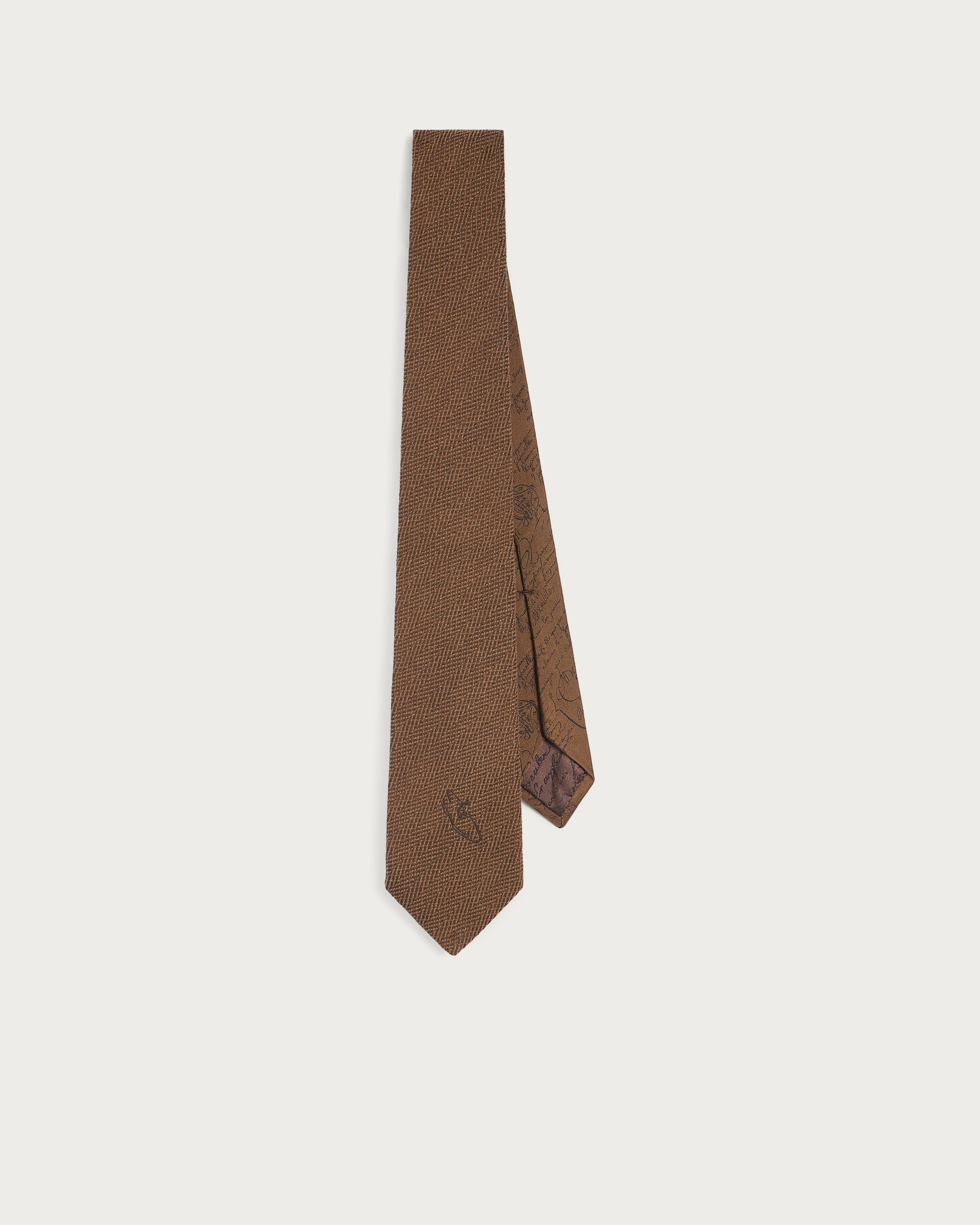 BERLUTI 알레산드로 자수 넥타이