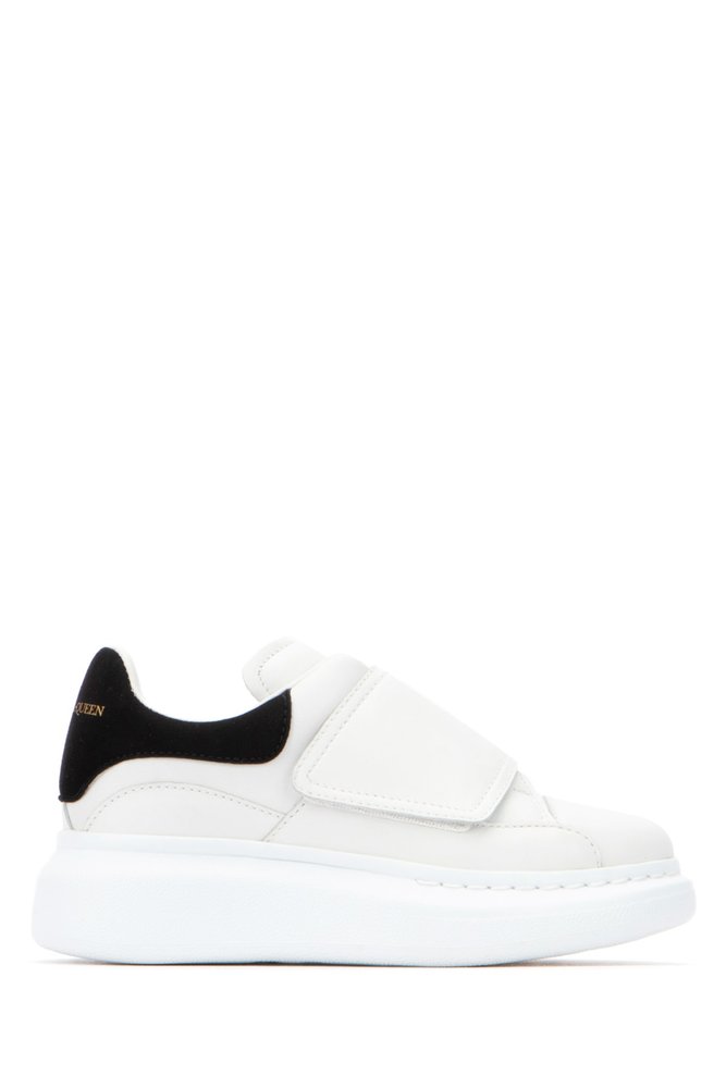 Alexander McQueen Kids 오버사이즈 벨크로 스트랩 스니커즈