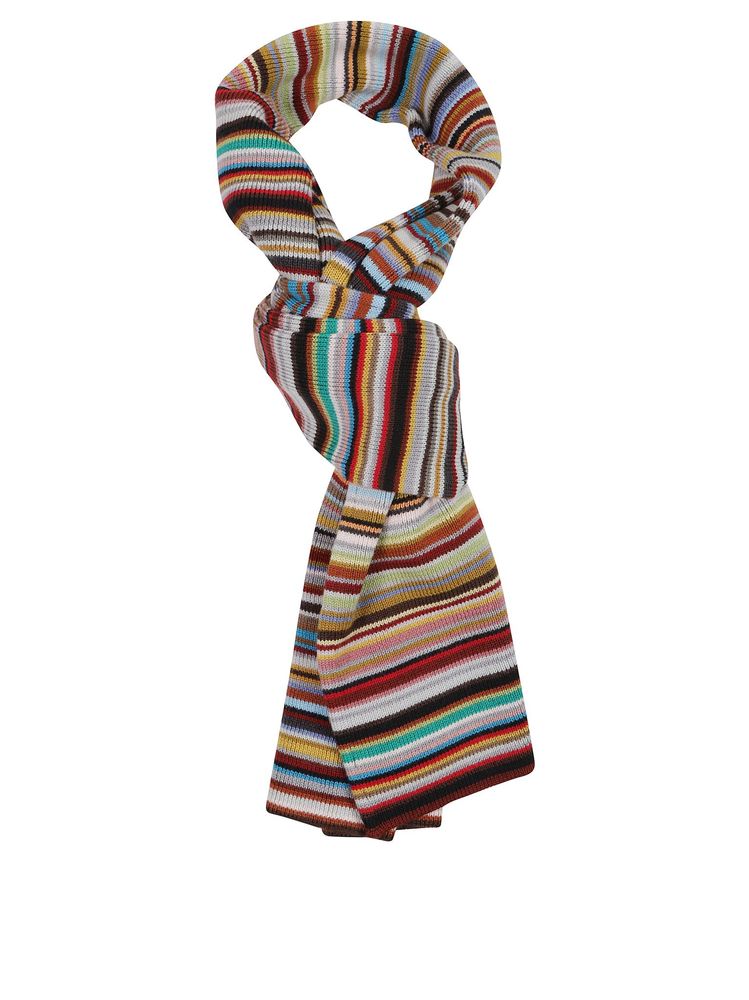 Paul Smith 스트라이프 니트 스카프