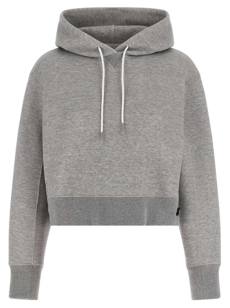 SACAI 드로우스트링 롱슬리브 후드티
