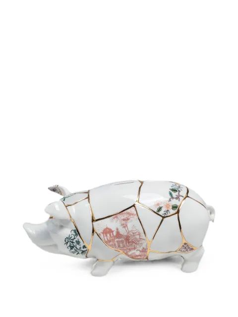 Seletti 킨츠기 포슬린 돼지 저금통