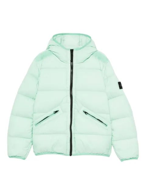 Stone Island Junior 지퍼 포켓 패딩 패킷