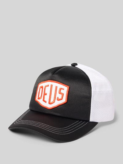 DEUS EX MACHINA 트러커 캡 라벨 배지 모델 럭스 블랙