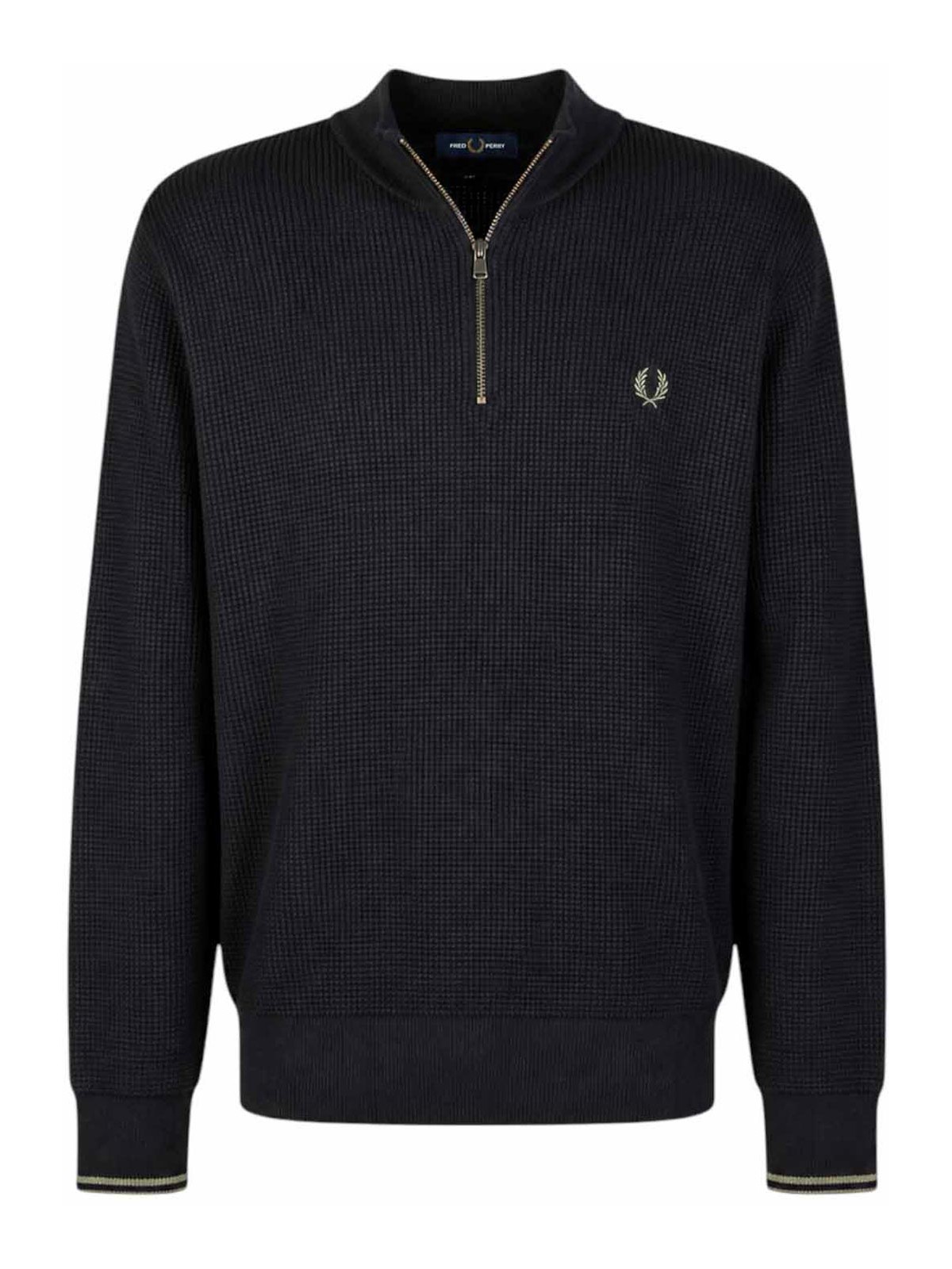 Fred Perry 블랙 스웨터