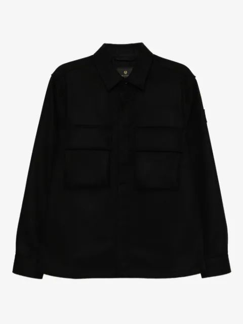 BELSTAFF 로고 패치 자켓