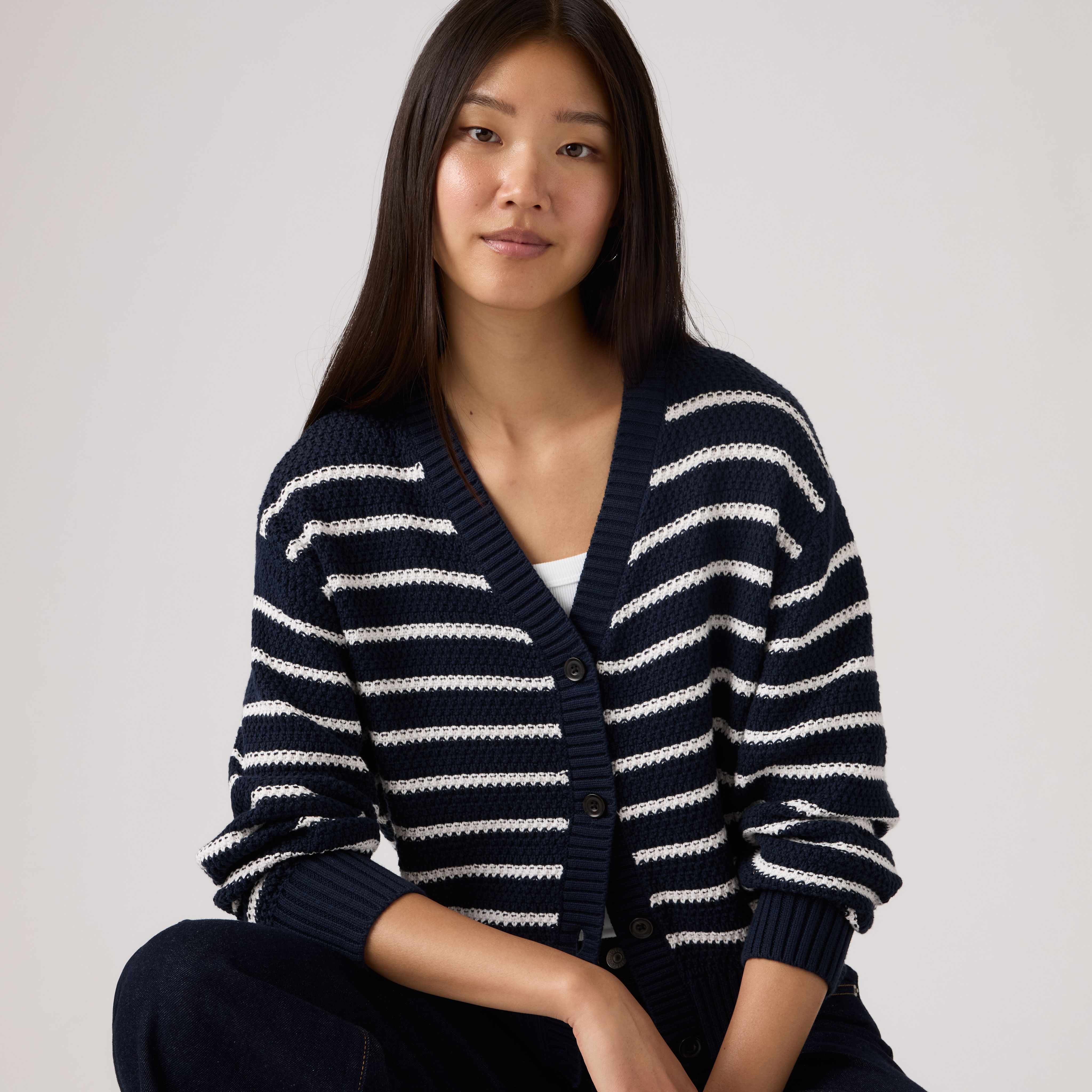 LEVI'S 눈송이 가디건