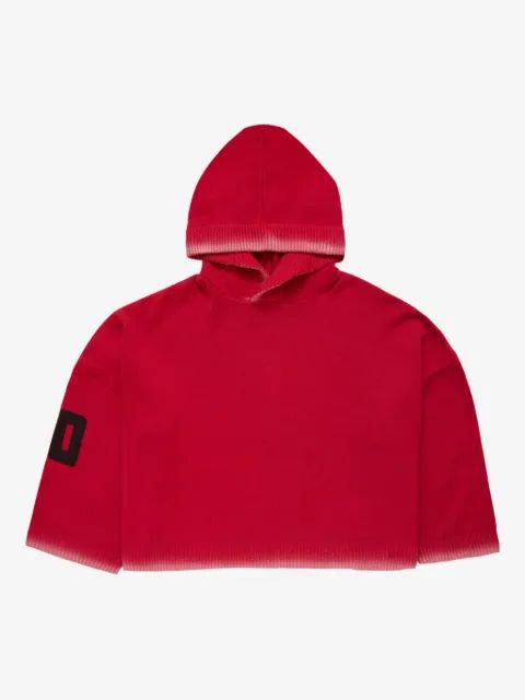 Spencer Badu 그래픽 레드 후드티