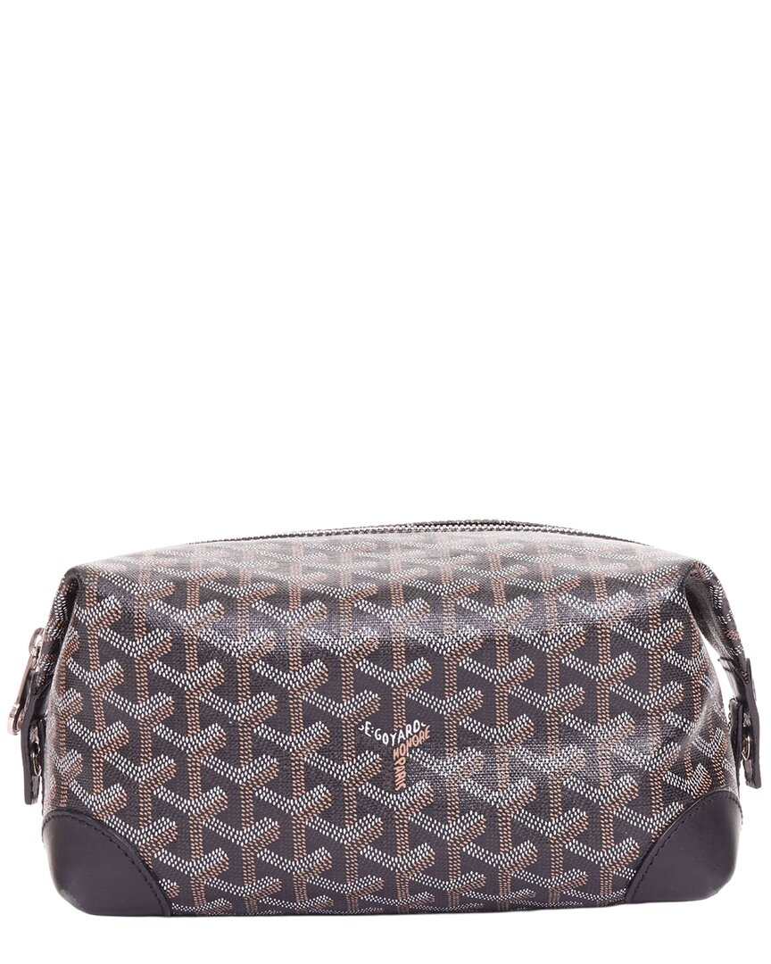 GOYARD 브라운 이네 캔버스 보잉 25 파우치 백